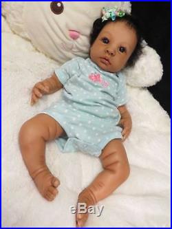 Reborn Vinyl Baby Girl Shyann A Peterson Ethnic Doll