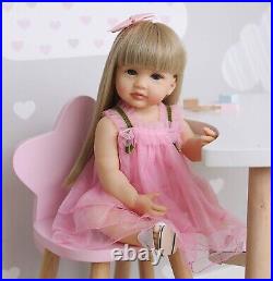 RXDOLL Reborn Baby Dolls Full Body Silicone Vinyl Girl 22 inch 55 cm Realisti