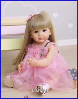 RXDOLL Reborn Baby Dolls Full Body Silicone Vinyl Girl 22 inch 55 cm Realisti