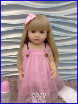 RXDOLL Reborn Baby Dolls Full Body Silicone Vinyl Girl 22 inch 55 cm Realisti