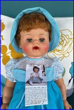 Rare Big Baby Betsey Wetsy 21 Ideal VS 22