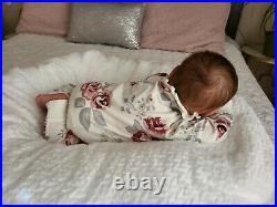 Rare, Sold Out, NEW! Reborn baby doll L. E. Ramsey by Cassie Brace with COA