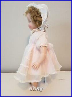 Rare Vintage Madame Alexander 1952 Rosebud Baby Doll 18 with Working Crier