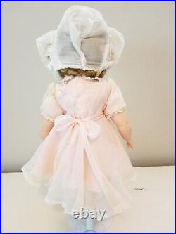 Rare Vintage Madame Alexander 1952 Rosebud Baby Doll 18 with Working Crier