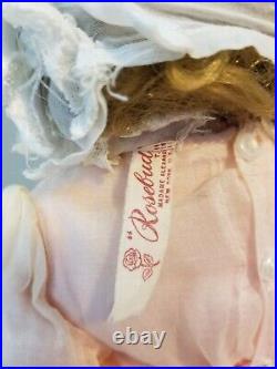 Rare Vintage Madame Alexander 1952 Rosebud Baby Doll 18 with Working Crier