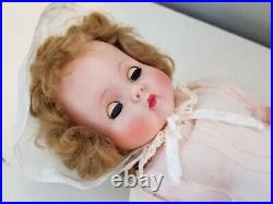 Rare Vintage Madame Alexander 1952 Rosebud Baby Doll 18 with Working Crier