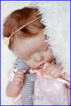 Rbornbaby Twin A by Bonnie Brown SOLE Reborndoll Reborn Lifelike Doll Realistic