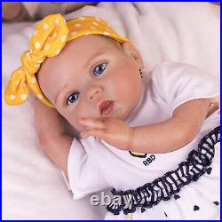 Real Alive Lifelike Reborn Baby Dolls Vinyl Silicone Girl Doll Realistic Newborn