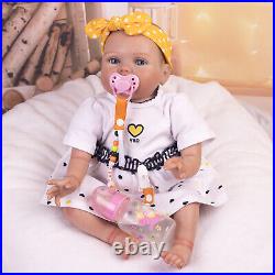 Real Alive Lifelike Reborn Baby Dolls Vinyl Silicone Girl Doll Realistic Newborn