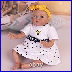 Real Alive Lifelike Reborn Baby Dolls Vinyl Silicone Girl Doll Realistic Newborn