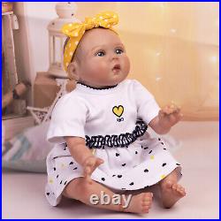 Real Alive Lifelike Reborn Baby Dolls Vinyl Silicone Girl Doll Realistic Newborn