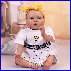 Real Alive Lifelike Reborn Baby Dolls Vinyl Silicone Girl Doll Realistic Newborn