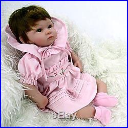 Real Doll Girl Silicone Baby Reborn Cloth Vinyl Newborn Realistic Full Lifelike