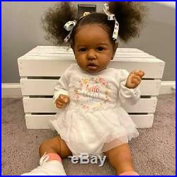 Real life 22'' Little Diaz Reborn Baby Doll African Girl