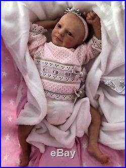 Realborn Aspen Awake Reborn Doll Baby Girl Prem Twin To Leif 18 Cherish Dolls