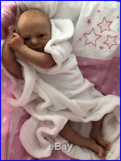 Realborn Aspen Awake Reborn Doll Baby Girl Prem Twin To Leif 18 Cherish Dolls
