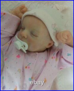 Realborn Baby Callie Reborn Doll with C. O. A Realistic by Perrywinkles UK Artist