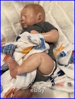 Realborn Bryson Sleeping By Bountiful Baby Reborn Baby Doll New COA