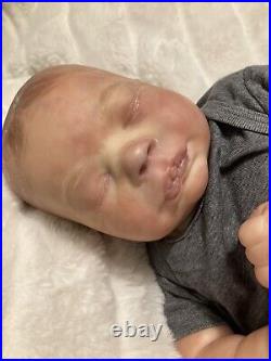 Realborn Bryson Sleeping By Bountiful Baby Reborn Baby Doll New COA