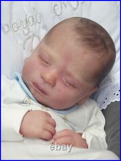 Realborn Canon asleep Reborn baby boy doll Certificates