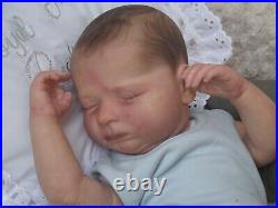 Realborn Canon asleep Reborn baby boy doll Certificates