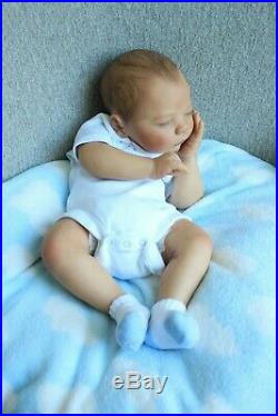 Realborn Dominic Sleeping Bountiful Baby Boy Reborn Doll Poupee