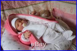 Realborn June Asleep A Beautiful Realborn Reborn Fake Baby Girl Doll Amber