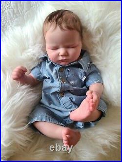 Realborn Landon Sleeping Reborn Doll by Bountiful Baby