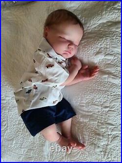 Realborn Landon Sleeping Reborn Doll by Bountiful Baby