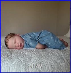 Realborn Landon Sleeping Reborn Doll by Bountiful Baby