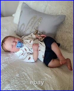 Realborn Landon Sleeping Reborn Doll by Bountiful Baby