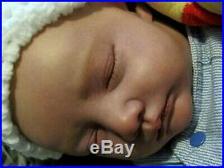 Realborn Miranda Asleep by Bountiful Baby Realistic Lifelike OOAK Doll with COA