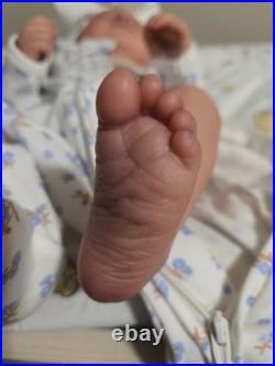 Realborn Phineas Asleep Reborn Baby Doll 18 Jennifer Landeros, COA Included