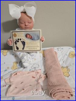 Realborn Phineas Asleep Reborn Baby Doll 18 Jennifer Landeros, COA Included