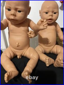 Realist Newborn Baby Dolls Realistic Baby Dolls Female And Male Twins