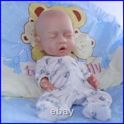 Realistic 15 inch Reborn Baby Dolls Boy Silicone Baby Doll WithDrink-Wet System