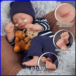 Realistic 17-Inch Reborn Baby Doll Crying, Babbling & Heartbeat Features