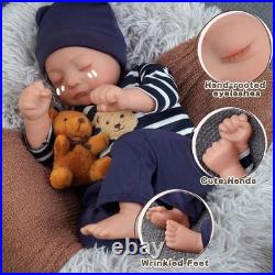 Realistic 17-Inch Reborn Baby Doll Crying, Babbling & Heartbeat Features