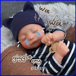 Realistic 17-Inch Reborn Baby Doll Crying, Babbling & Heartbeat Features