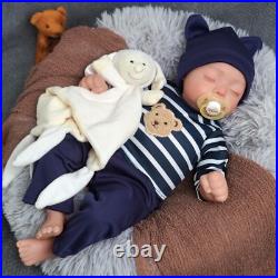 Realistic 17-Inch Reborn Baby Doll Crying, Babbling & Heartbeat Features
