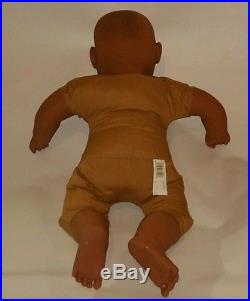 Realistic 2001 Citi Toy Baby Boy Doll Vinyl / Cloth with outfit 23 tall