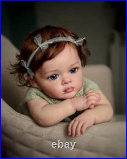 Realistic 24-Inch Weighted Toddler Doll with Magnetic Pacifier Child's Delight