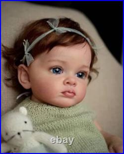 Realistic 24-Inch Weighted Toddler Doll with Magnetic Pacifier Child's Delight