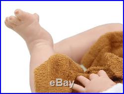 Realistic Baby Dolls Newborn Boys 23 Inch Full Silicone Vinyl Real Touch Reborn