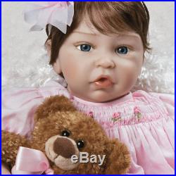 Realistic Handmade Baby Doll Girl Toddler Lifelike Vinyl Weighted Alive Reborn