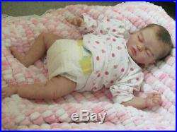 Realistic Reborn Baby Doll Closed Eyes Vinyl Limbs Soft body Outfits Inc