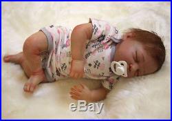 Realistic Reborn Baby Doll Lifelike Soft Vinyl 20 Alive Newborn Girl Baby Dolls
