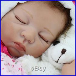 Realistic Reborn Baby Dolls Newborn 22 Lifelike Soft Vinyl Body Baby Doll Toy