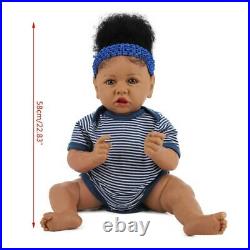 Realistic Reborn Baby Dolls Newborn Babe Doll Soft Full Vinyl Silicone Body