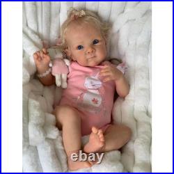 Realistic Reborn Baby Dolls Silicone Full Body Girl 18 Inch Lifelike Baby Dol